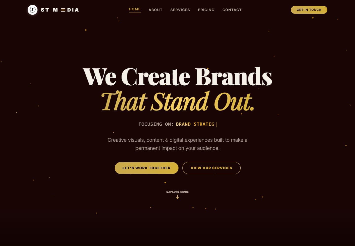 ST Media website preview